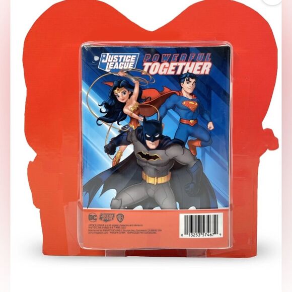 Justice League NEW Wonder Woman Valentine's Day Box Gift Set Kids Girl Holiday - Picture 5 of 5